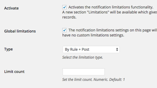 Limitations